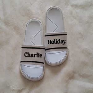 (NWOT) CHARLIE HOLIDAY Slide Sandals